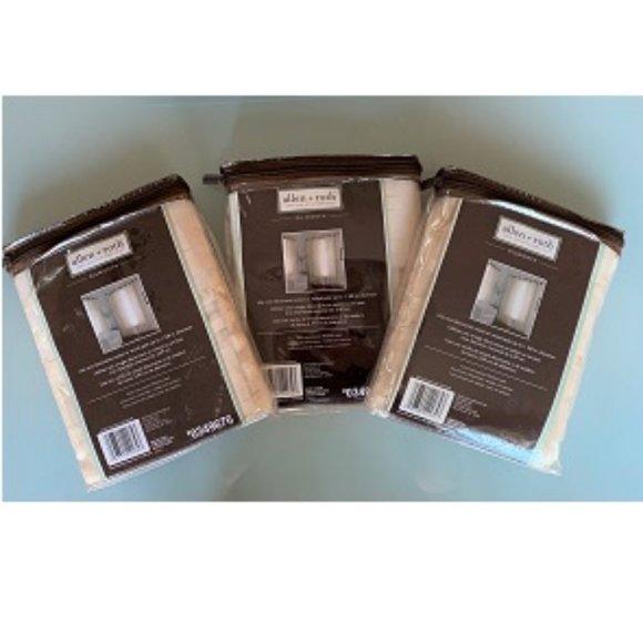 Allen + Roth | Accents | Allen Roth Grommet Top Window Panel Set Of 3 ...